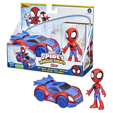 Set Figurina Si Masinuta Spidey And His Amazing Friends Sipdey