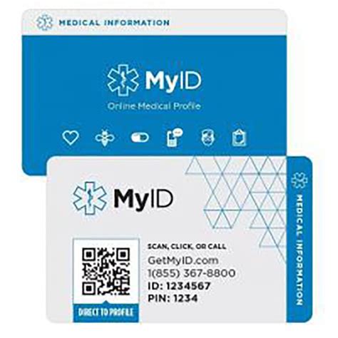 Myid Wallet Id Card With Free Online Detailed Profile Emergency Id