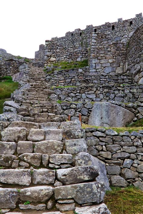 Machu Picchu, Peru, 2015 - Inca Stone Walls And Steps South America 42552965 Stock Photo at Vecteezy