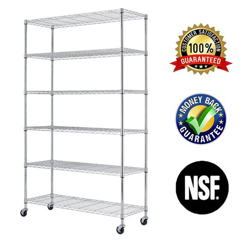 18 Inch Wire Shelving Chrome Storables