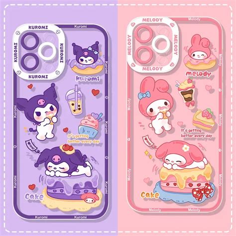 Sanrio Melody Kuromi Funda De Silicona Suave Para Xiaomi Redmi Note