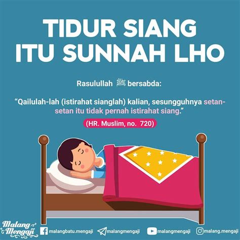 Jangan Lupa Istirahat Tidur Siang Itu Sunnah Loh