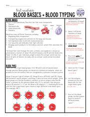 File Pdf Name Period Text Analysis Blood Basics Blood Typing