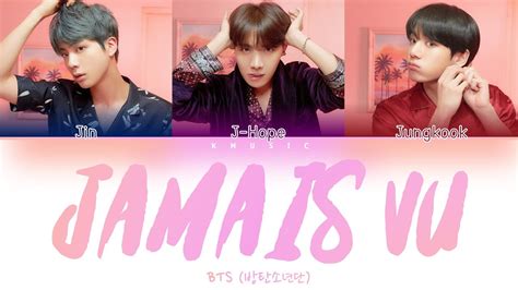 BTS 방탄소년단 Jamais Vu Color Coded Lyrics Han Rom Eng YouTube