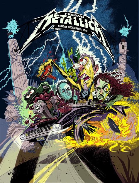 Metallica Lyrics Metallica Tour Rock Poster Art Rock Band Posters