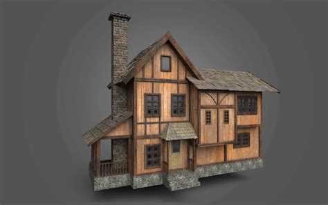 Old Wood House 3d Model By Btvisuals