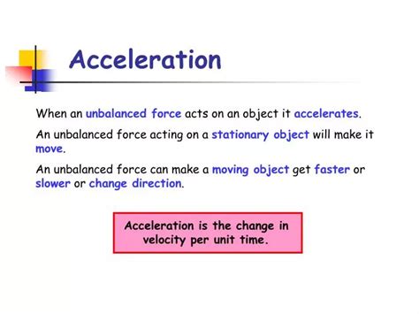 Ppt Acceleration Powerpoint Presentation Free Download Id 2786156