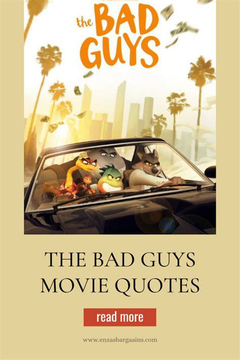 The Bad Guys Movie Quotes - Enza's Bargains