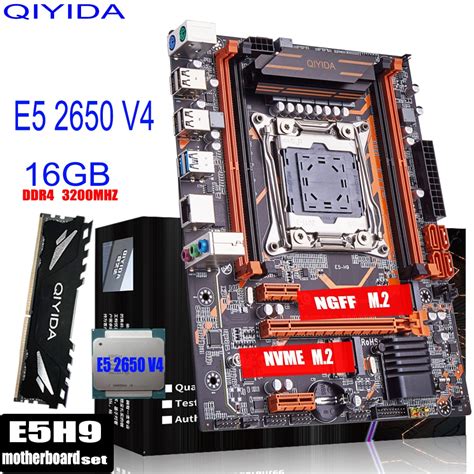 QIYIDA X99 Conjunto De Placa M E Kit LGA 2011 3 Xeon E5 2650