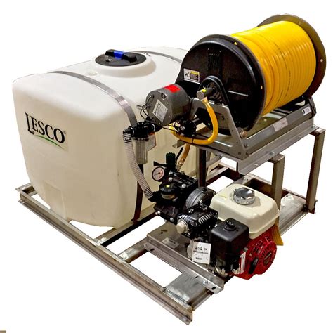 Lesco Skid 100 Gal Sprayer Ka43 Diaphragm Pump Hose Re Siteone