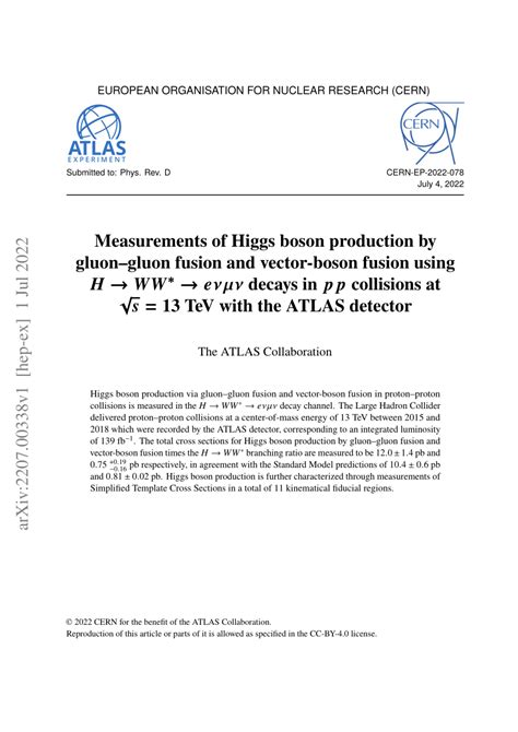 PDF Measurements Of Higgs Boson Production By Gluon Gluon Fusion