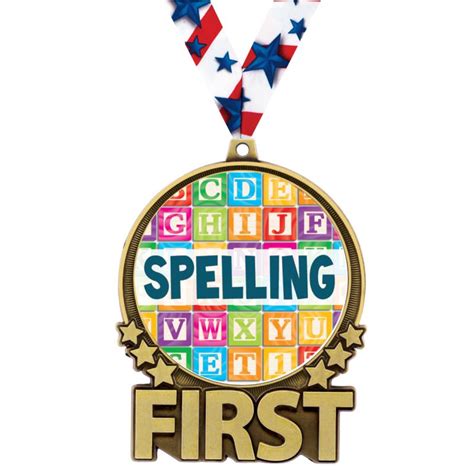 Spelling Trophies Spelling Medals Spelling Plaques And Awards