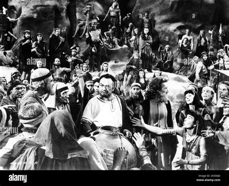 Edward G Robinson And John Carradine In The Ten Commandments 1956