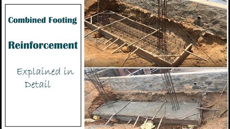 Combined Footing Reinforcement Explained In Detail Youtube