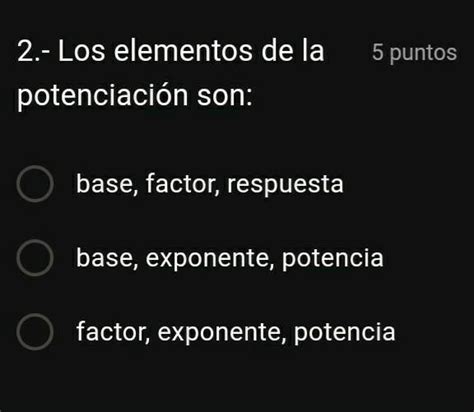 Solved Responde Bien A Las Siguiente Imagen 2 Los Elementos De La