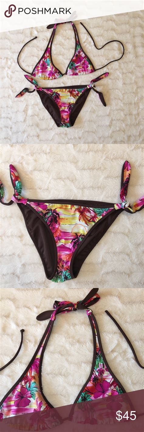 Victoria S Secret Swim Victorias Secret Tropicalprint String Bikini