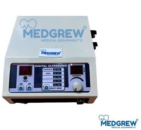 Medgrew Ultrasonic Therapy 5 Led For Pain Relief 1 Mhz Physiotherapy