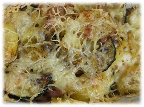 Cuisine Campus Gratin De Courgettes Pommes De Terre Et Lardons