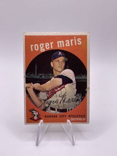 Topps Roger Maris As Yankees Hof Ebay