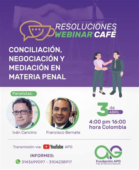 Conciliación Negociación Y Mediación En Materia Penal Fundación Apg Paz Y Reconciliación