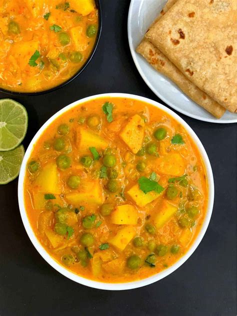 Instant Pot Potato Peas Curry Aloo Matar Indian Veggie Delight