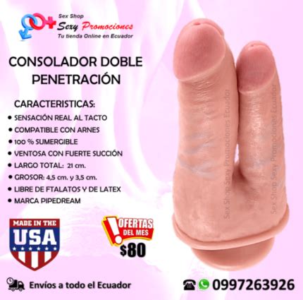 Consolador Doble Penetración Importadora Erótica Sex Shop