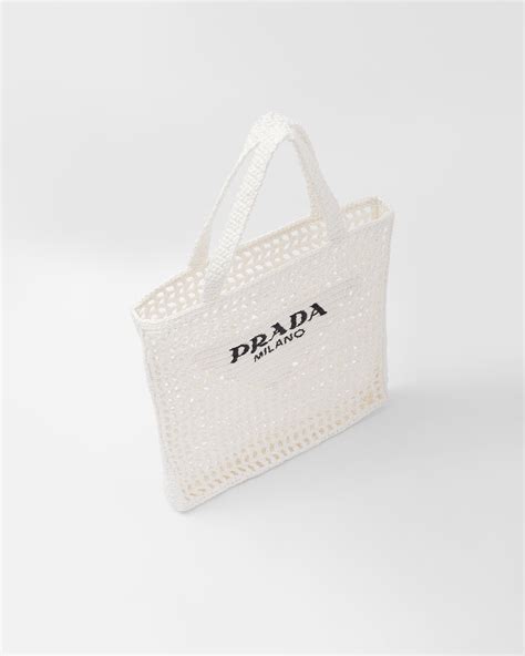 Weiss Geh Kelte Tote Bag Prada