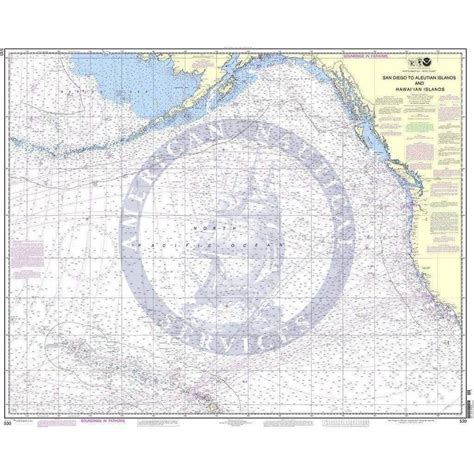 Noaa Nautical Chart 530 North America West Coast San Diego To Aleutia