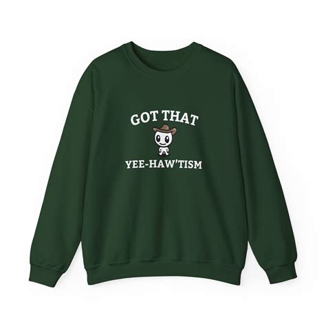 Got That Yee Haw Tism Sweatshirt Funny Autism Acceptance Month Retro