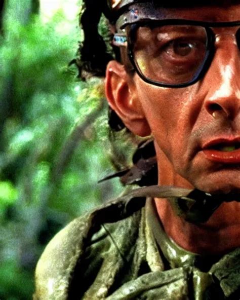 Jeff Goldblum As Jeff Goldblum As Major Dutch In Stable Diffusion