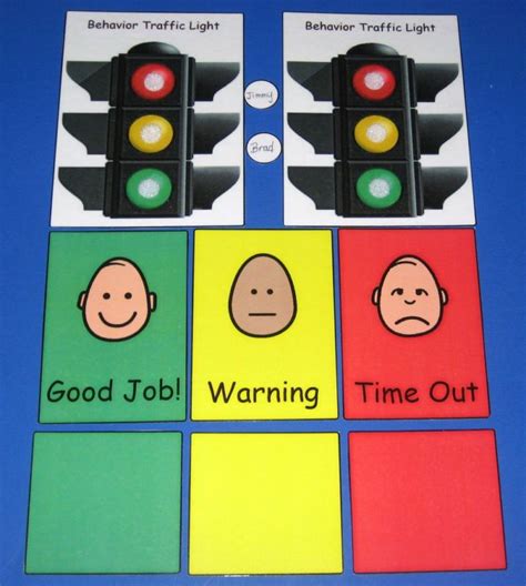 Traffic Light Behaviour Chart Printable