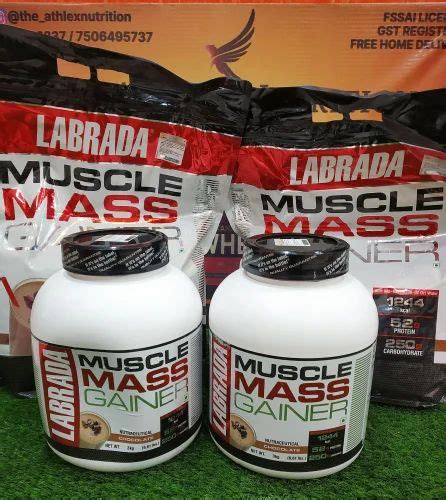 Labrada Muscle Mass Gainer 3kg 6 6 Lbs Non Prescription Treatment Nutraceutical At Rs 2990