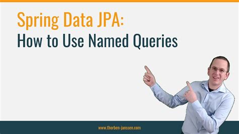 Spring Data JPA How To Use Named Queries YouTube