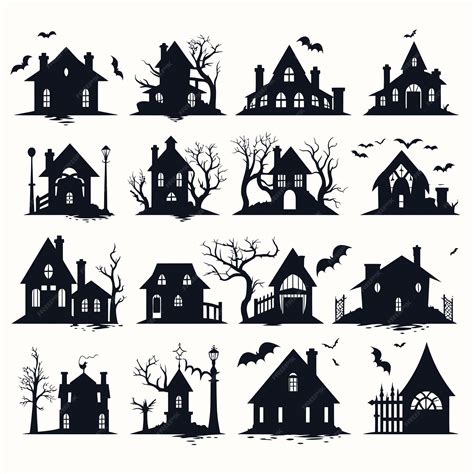 Premium Vector Haunted House Illustration