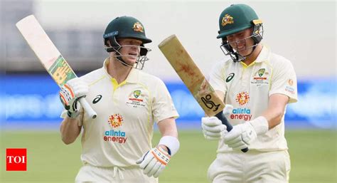 Australia Vs West Indies 1st Test Steve Smith Marnus Labuschagne Hit