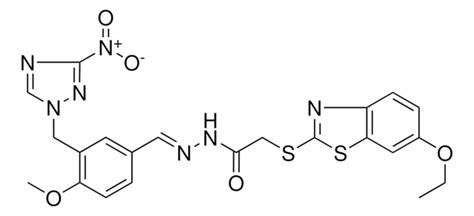 2 6 ETHOXY 1 3 BENZOTHIAZOL 2 YL SULFANYL N E 4 METHOXY 3 3