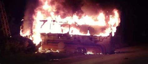 Tunisia Transtu bus catches fire to Bab Saâdoun Tunisia News