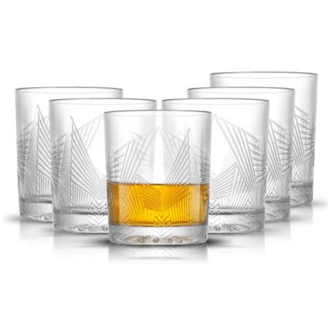 Gatsby Art Deco Whiskey Glasses 10 Oz Set Of 6 10 Oz Smiths