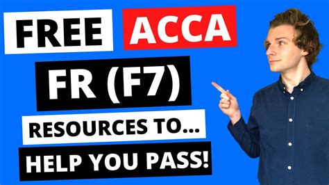 ⭐️ Acca F7 Financial Reporting Fr Free Resources To Help You Pass