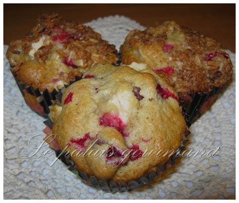 Le Palais Gourmand Muffins Croustillants Aux Pommes Et Canneberges