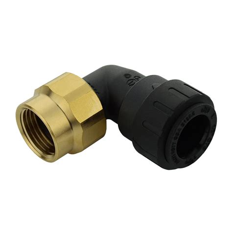 Sharkbite Prolock 1 2 In Push To Connect X Fip Plastic Brass 90 Degree