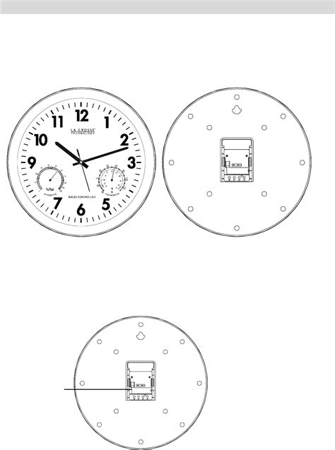 La Crosse Technology Clock WT 3165 User Guide ManualsOnline