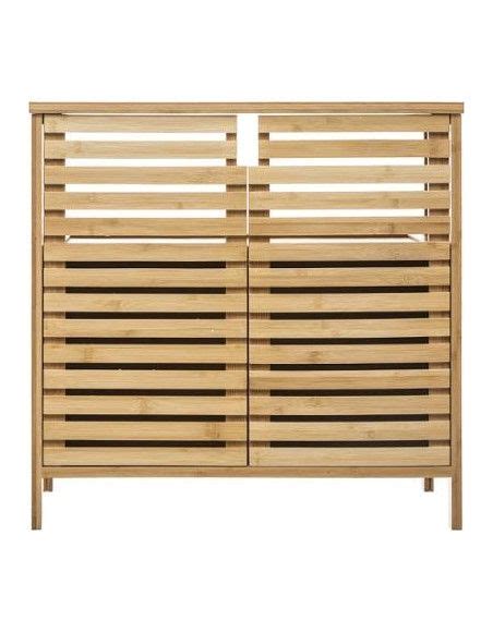 Meuble Sous Vasque En Bambou Sicela 60 X 28 X 58 Cm