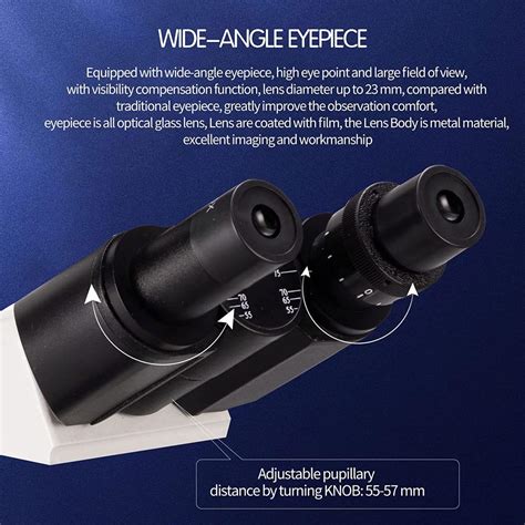 Composite Three Eye Optical Microscope X X Magnification With