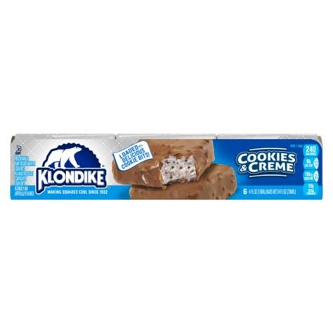 Klondike Oreo Cookies And Cream Ice Cream Bars 6 Count 6 Ct 4 Fl Oz