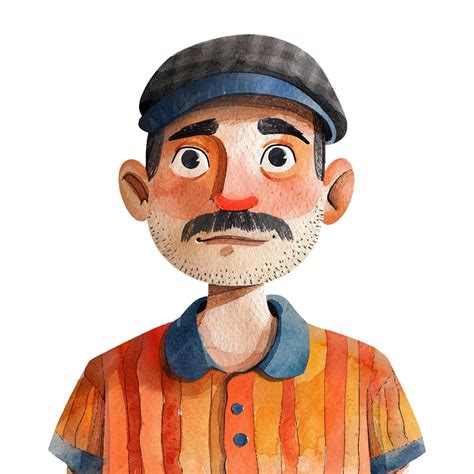 referee vector illustration  watercolor style premium ai generated