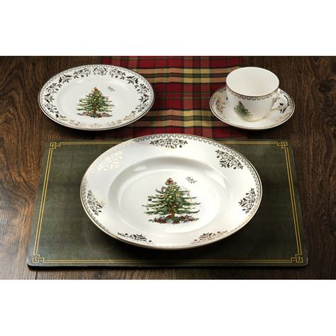 Spode Christmas Tree Gold 4 Pc Place Setting Reviews Wayfair