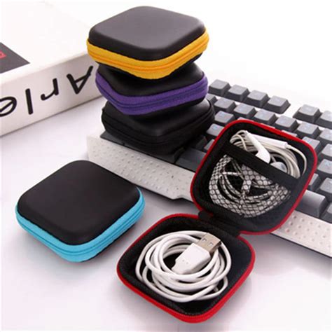 Earphone Case Wire Storage Box Protective Usb Cables Storage Container Organizer Case Headphones