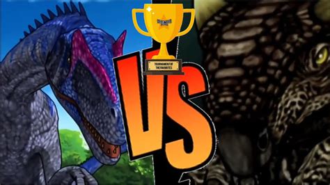 Allosaurus Vs Ankylosaurus Tournament Of The Favorites 6 YouTube