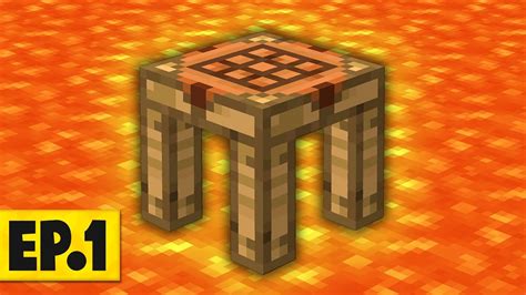 Minecraft Volcano Block SURROUNDED BY LAVA 1 Modded Questing